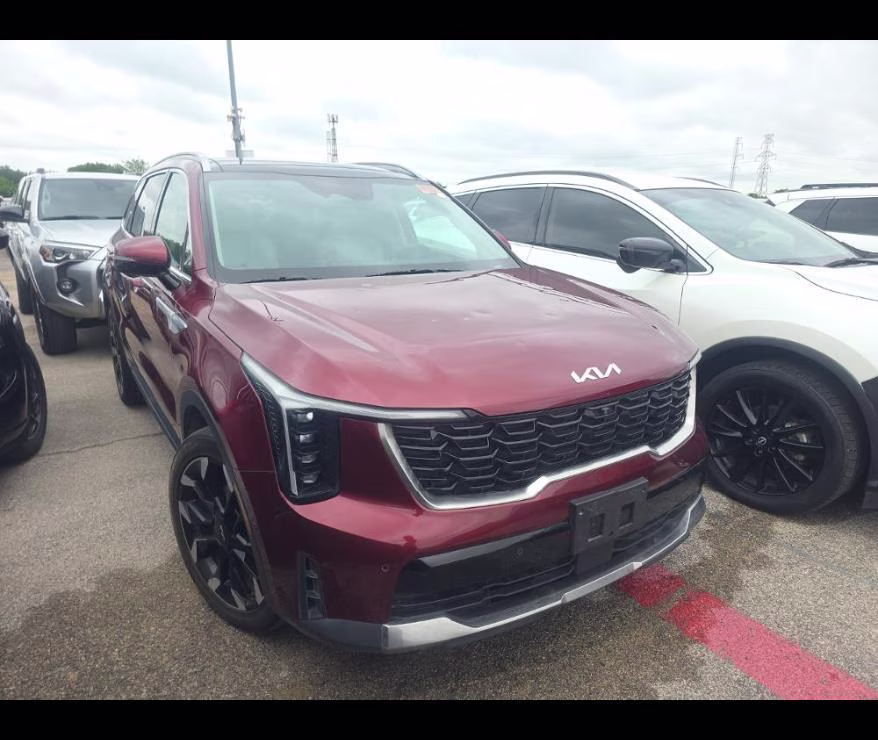 2025 Dawning Red Kia Sorento SX FWD SUV