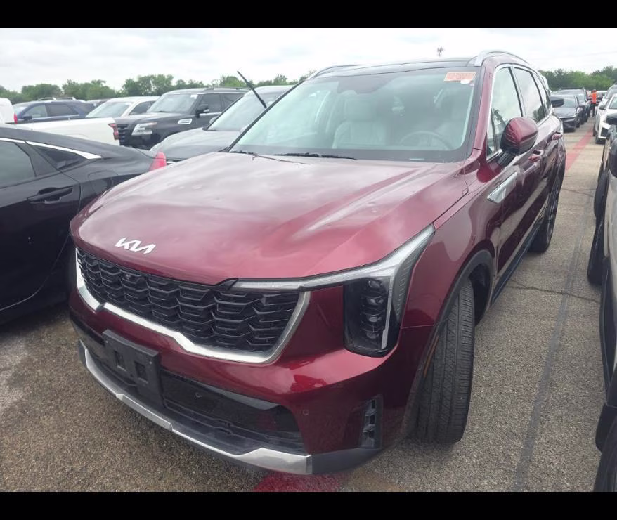 2025 Dawning Red Kia Sorento SX FWD SUV