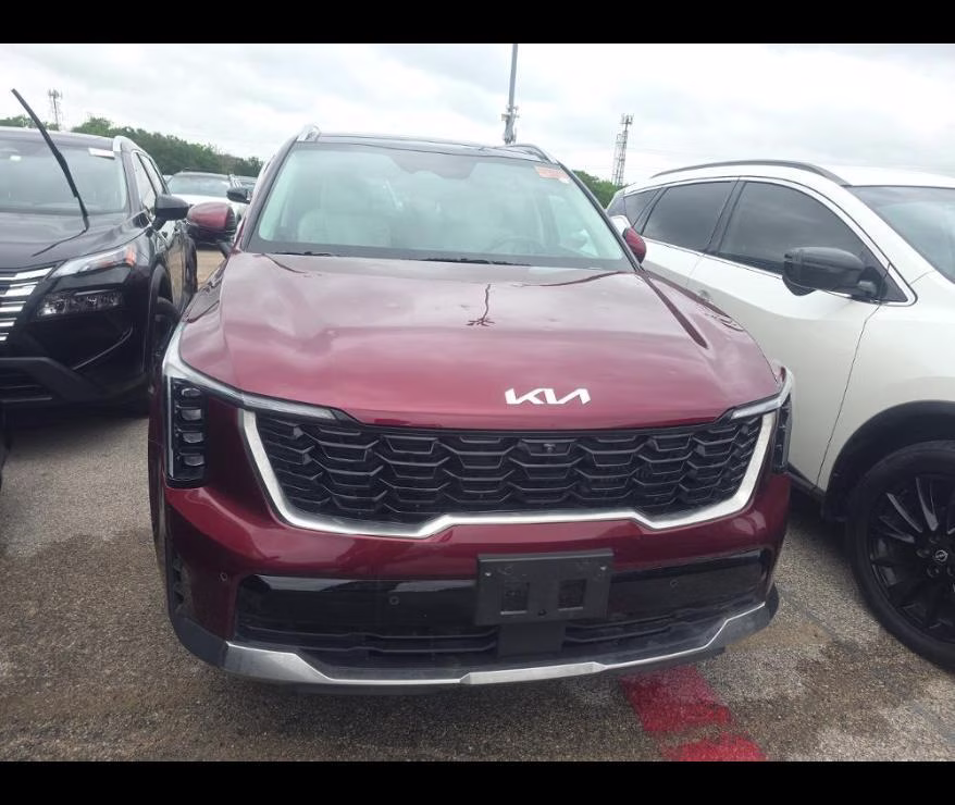 2025 Dawning Red Kia Sorento SX FWD SUV