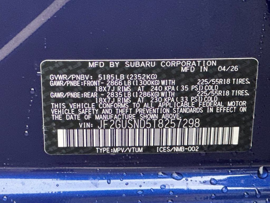 2026 Sapphire Blue Pearl Subaru Crosstrek Hybrid Limited AWD SUV