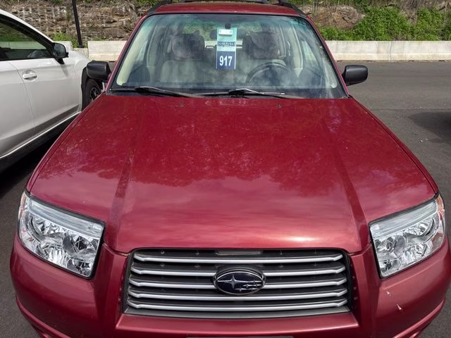 2007 Red Subaru Forester 2.5X AWD SUV