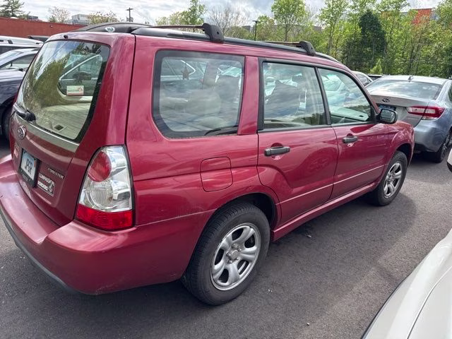 2007 Red Subaru Forester 2.5X AWD SUV