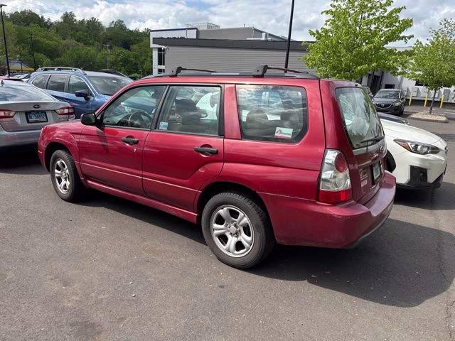 2007 Red Subaru Forester 2.5X AWD SUV