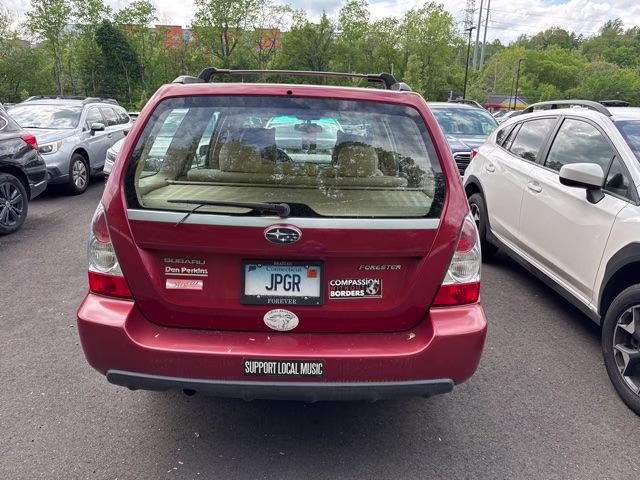 2007 Red Subaru Forester 2.5X AWD SUV