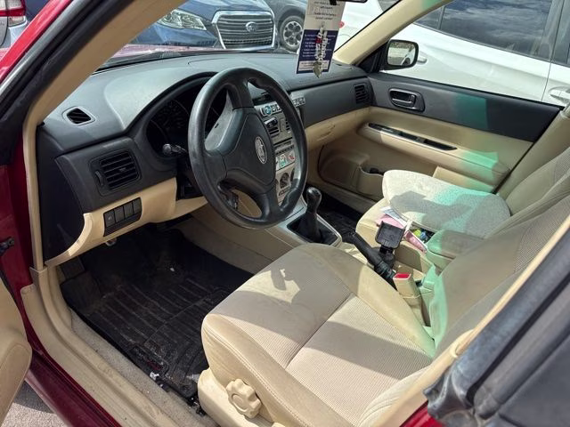 2007 Red Subaru Forester 2.5X AWD SUV
