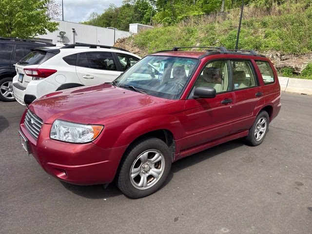 2007 Red Subaru Forester 2.5X AWD SUV