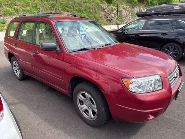 2007 Red Subaru Forester 2.5X AWD SUV