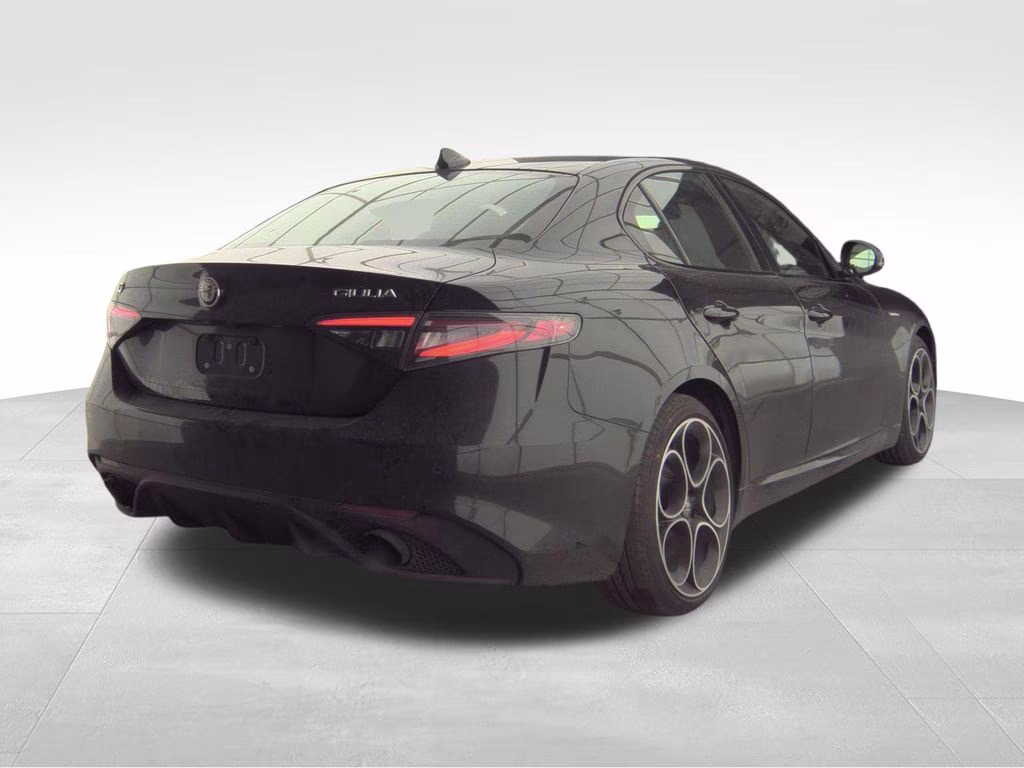 2024 Vulcano Black Metallic Alfa Romeo Giulia Veloce AWD Sedan