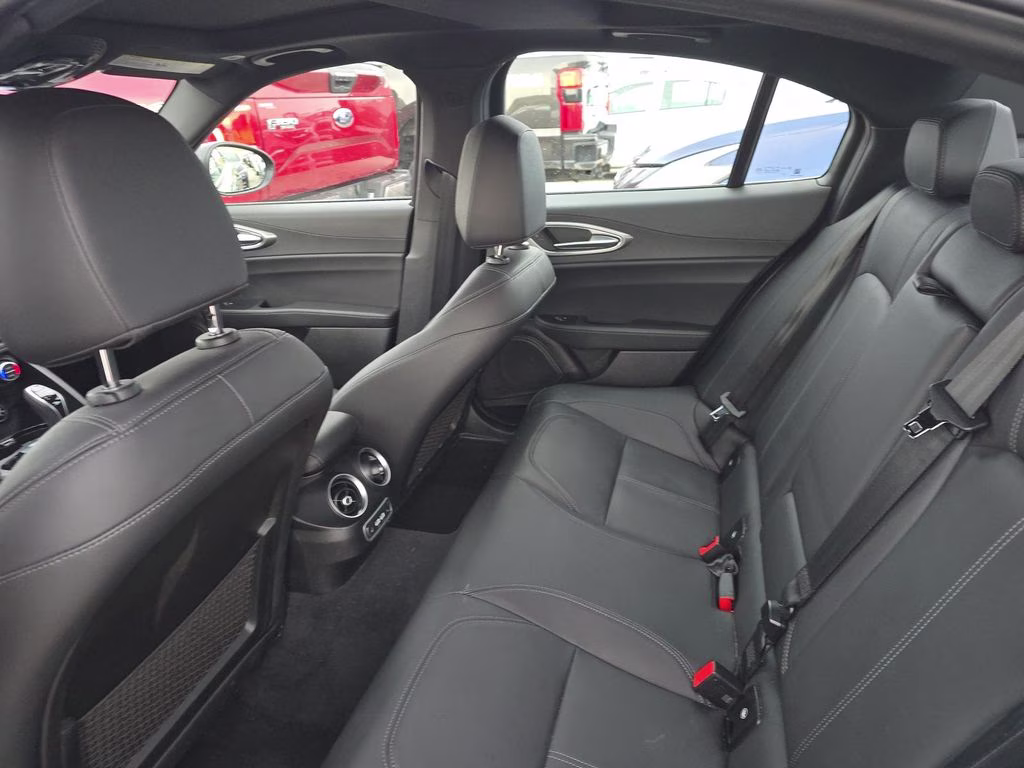 2024 Vulcano Black Metallic Alfa Romeo Giulia Ti AWD Sedan