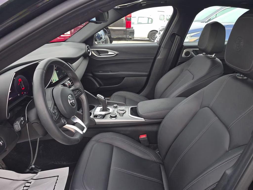 2024 Vulcano Black Metallic Alfa Romeo Giulia Ti AWD Sedan