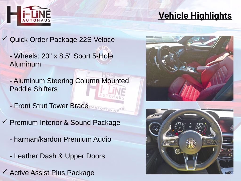 2024 Vulcano Black Metallic Alfa Romeo Stelvio Veloce AWD SUV