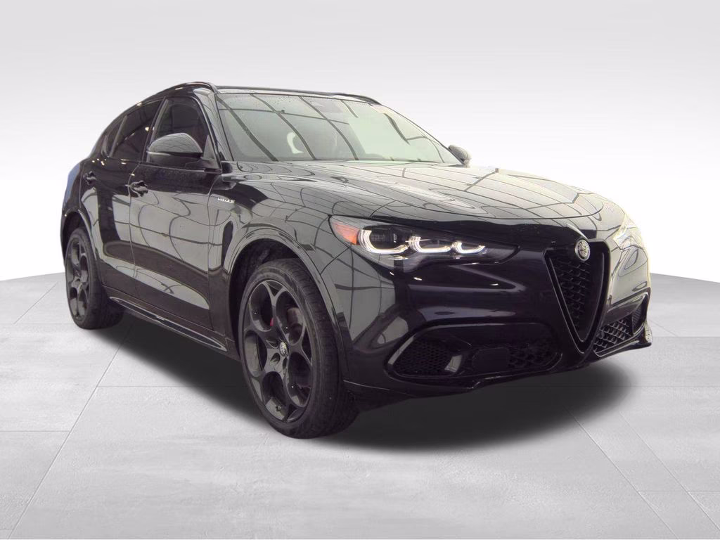 2024 Vulcano Black Metallic Alfa Romeo Stelvio Veloce AWD SUV