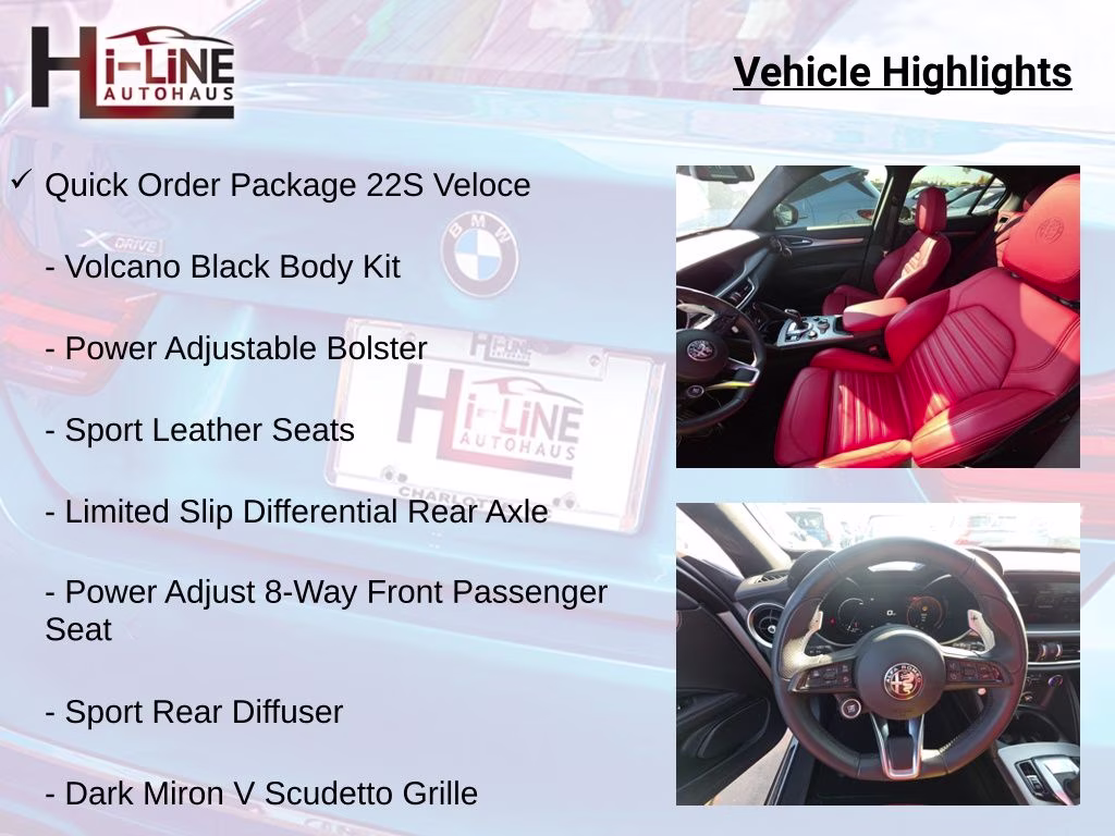 2024 Milano White Alfa Romeo Stelvio Veloce AWD SUV