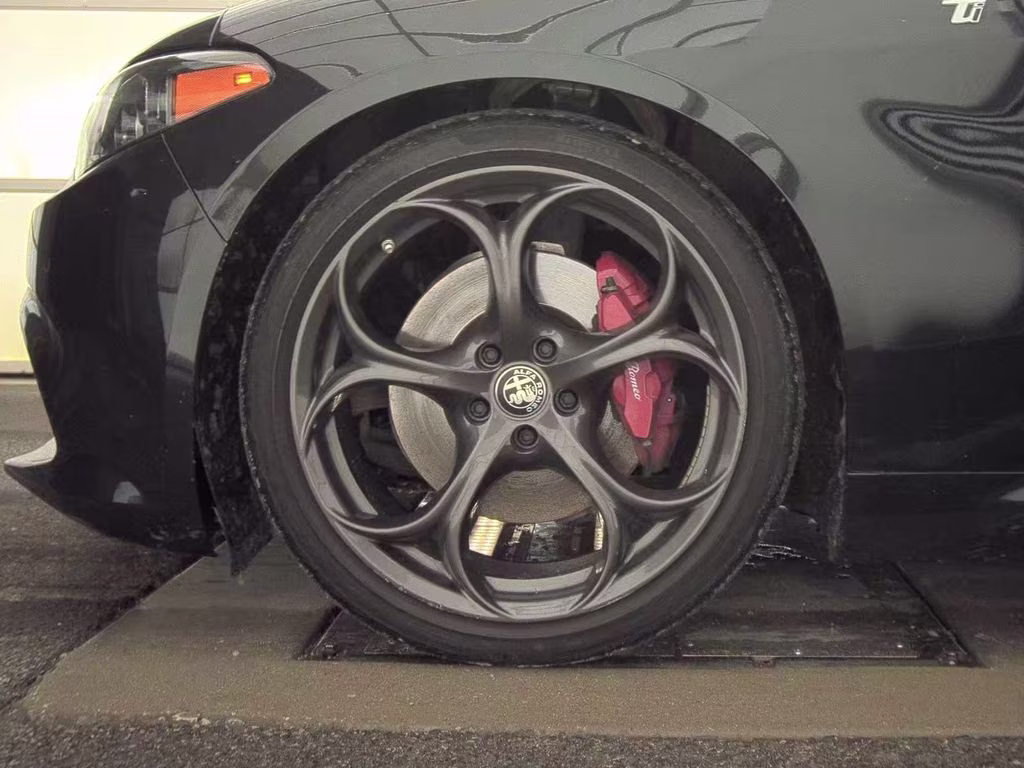 2024 Vulcano Black Metallic Alfa Romeo Giulia Ti RWD Sedan