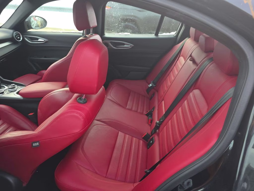 2024 Vulcano Black Metallic Alfa Romeo Giulia Ti RWD Sedan