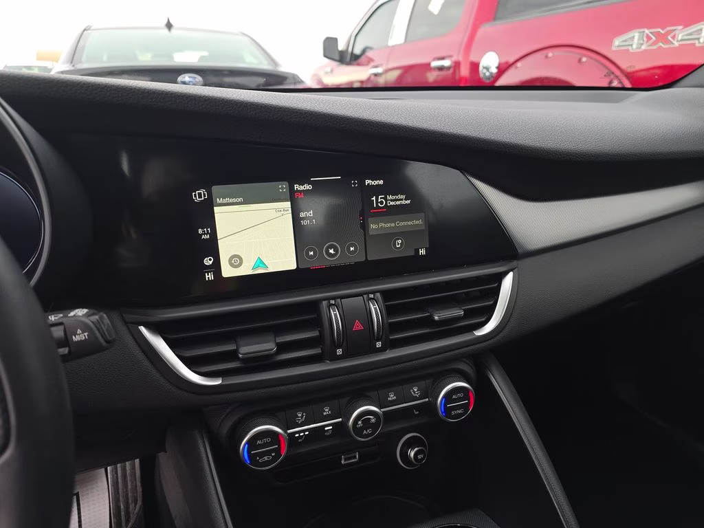 2024 Vulcano Black Metallic Alfa Romeo Giulia Ti AWD Sedan