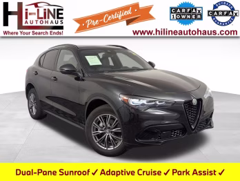 2024 Vulcano Black Metallic Alfa Romeo Stelvio Sprint SUV