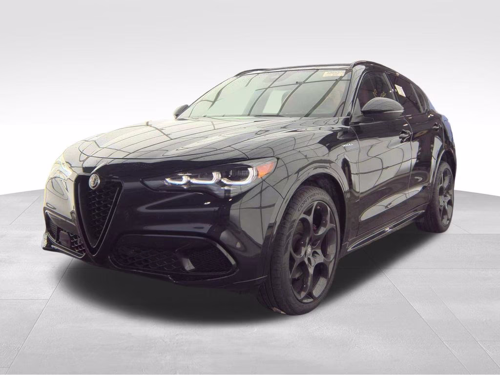 2024 Vulcano Black Metallic Alfa Romeo Stelvio Veloce AWD SUV