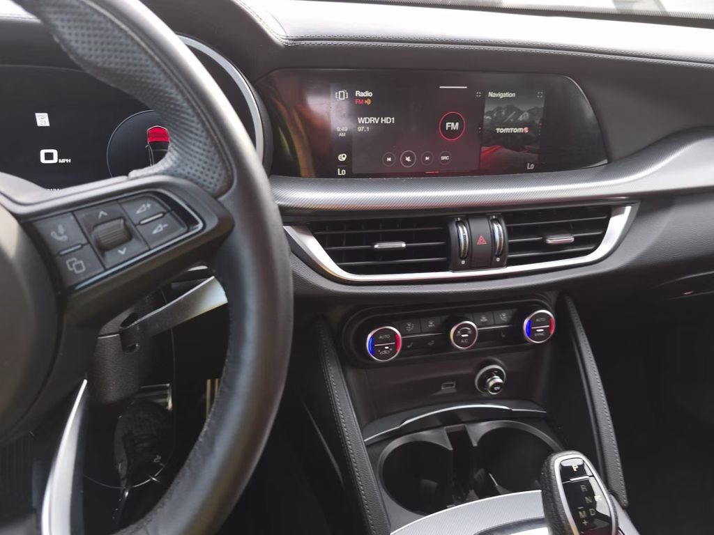 2024 Vulcano Black Metallic Alfa Romeo Stelvio Veloce AWD SUV