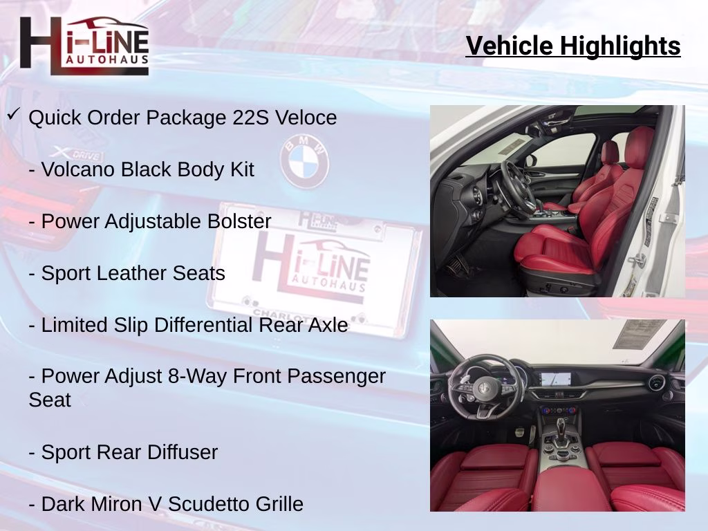 2024 Milano White Alfa Romeo Stelvio Veloce AWD SUV