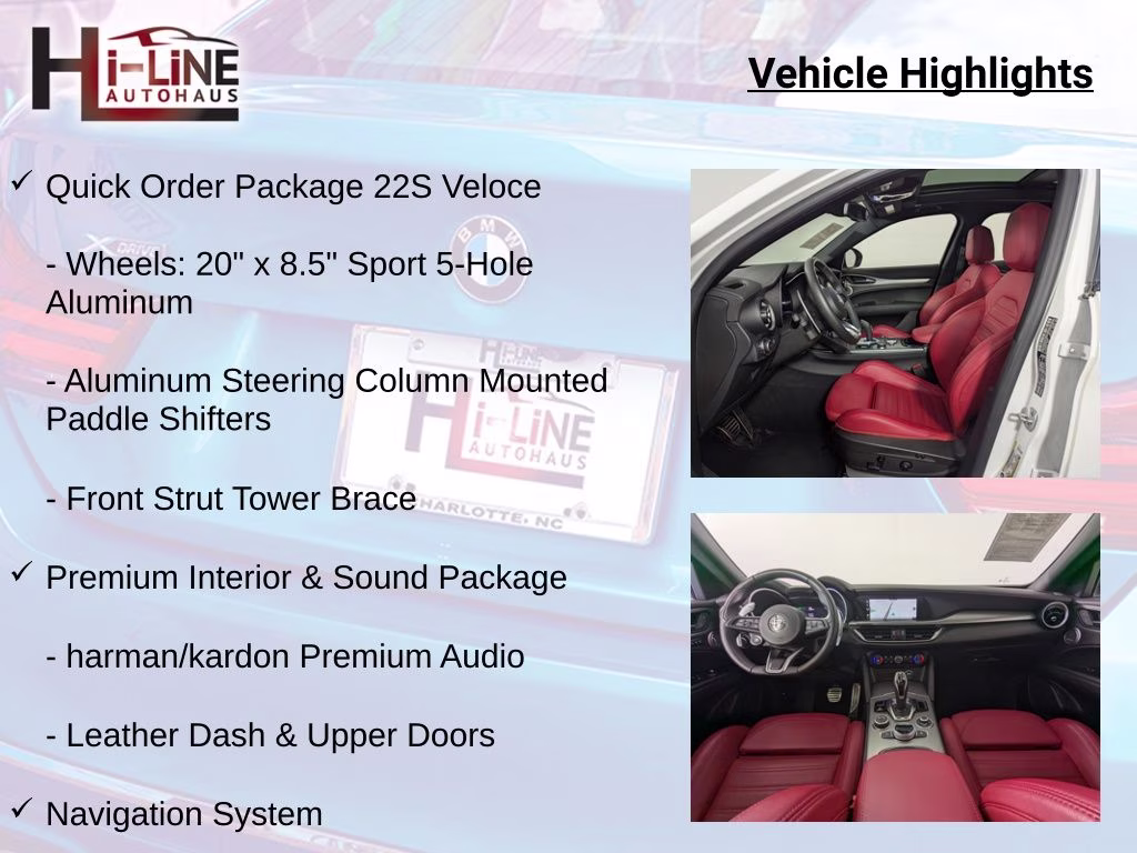 2024 Milano White Alfa Romeo Stelvio Veloce AWD SUV