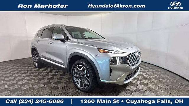 2023 Shimmering Silver Pearl Hyundai Santa Fe Limited AWD SUV