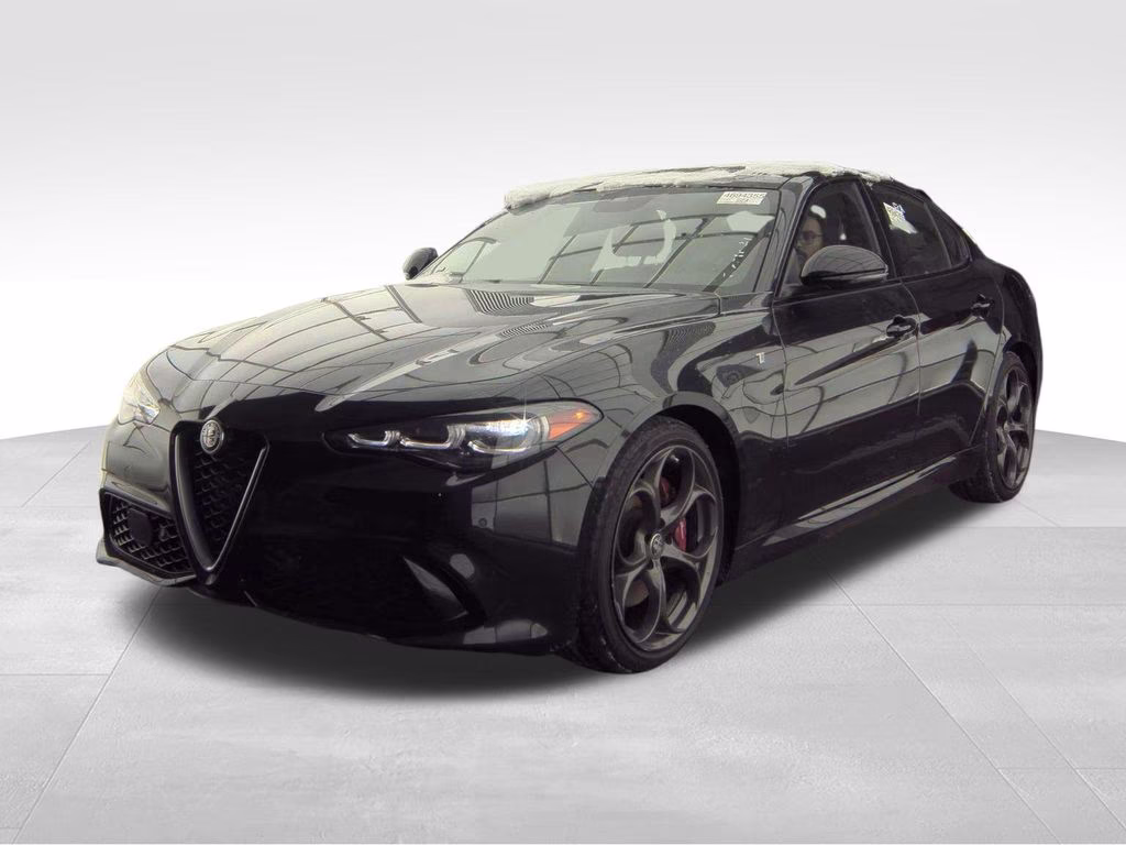 2024 Vulcano Black Metallic Alfa Romeo Giulia Ti RWD Sedan