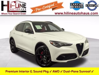 2024 Milano White Alfa Romeo Stelvio Veloce AWD SUV