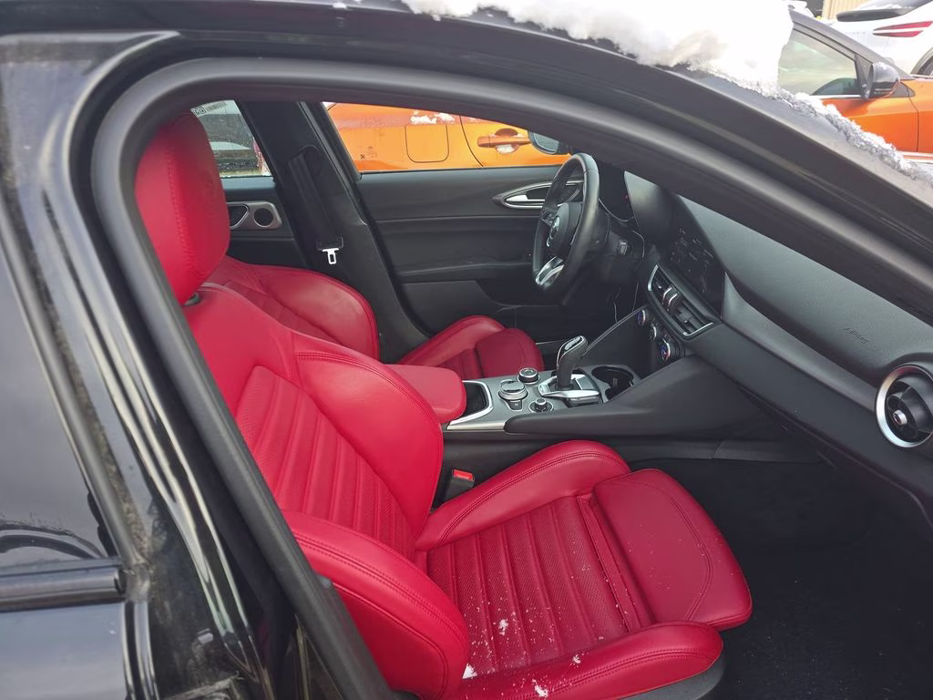 2024 Vulcano Black Metallic Alfa Romeo Giulia Ti RWD Sedan