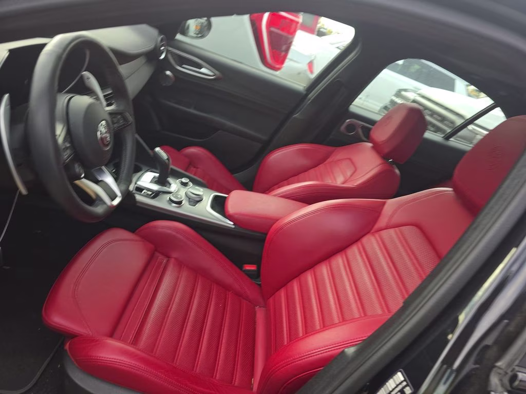 2024 Vulcano Black Metallic Alfa Romeo Giulia Veloce AWD Sedan