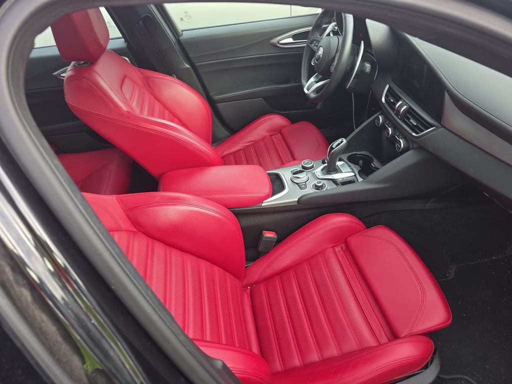 2024 Vulcano Black Metallic Alfa Romeo Giulia Veloce AWD Sedan