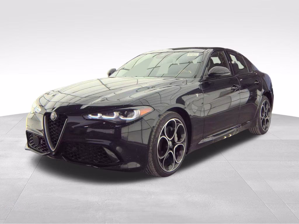 2024 Vulcano Black Metallic Alfa Romeo Giulia Ti AWD Sedan