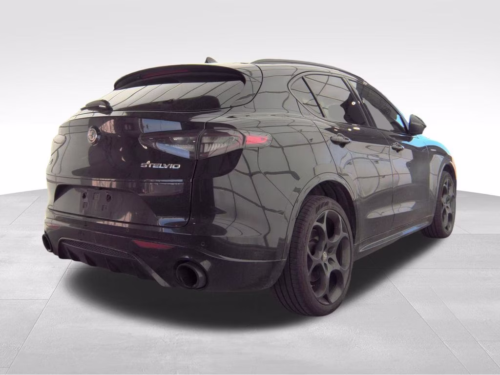 2024 Vulcano Black Metallic Alfa Romeo Stelvio Veloce AWD SUV