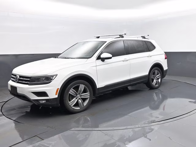 2019 Pure White Volkswagen Tiguan 2.0T SEL Premium AWD SUV