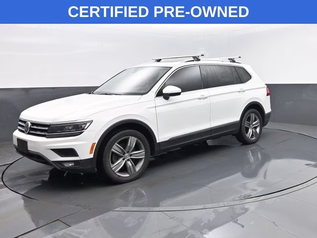 2019 Pure White Volkswagen Tiguan 2.0T SEL Premium AWD SUV