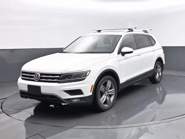 2019 Pure White Volkswagen Tiguan 2.0T SEL Premium AWD SUV
