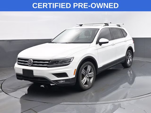 2019 Pure White Volkswagen Tiguan 2.0T SEL Premium AWD SUV