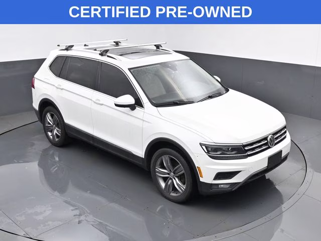 2019 Pure White Volkswagen Tiguan 2.0T SEL Premium AWD SUV
