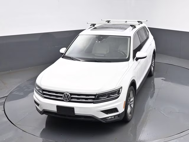 2019 Pure White Volkswagen Tiguan 2.0T SEL Premium AWD SUV