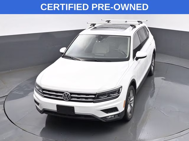 2019 Pure White Volkswagen Tiguan 2.0T SEL Premium AWD SUV