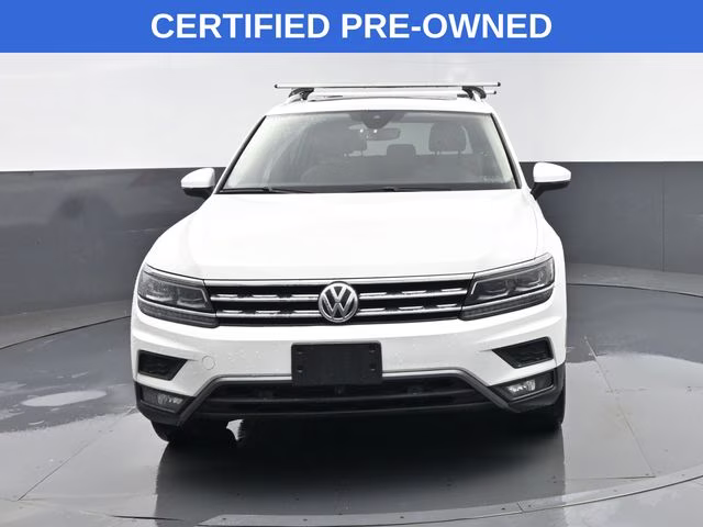 2019 Pure White Volkswagen Tiguan 2.0T SEL Premium AWD SUV