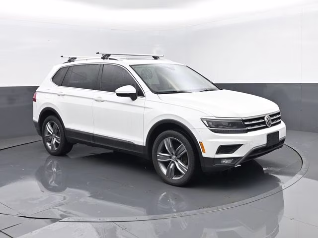 2019 Pure White Volkswagen Tiguan 2.0T SEL Premium AWD SUV