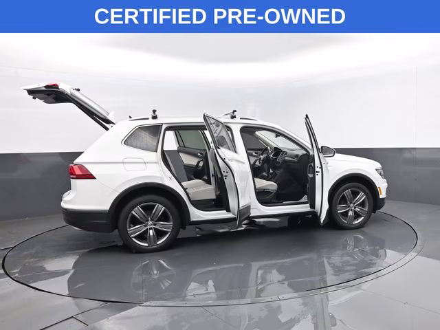 2019 Pure White Volkswagen Tiguan 2.0T SEL Premium AWD SUV