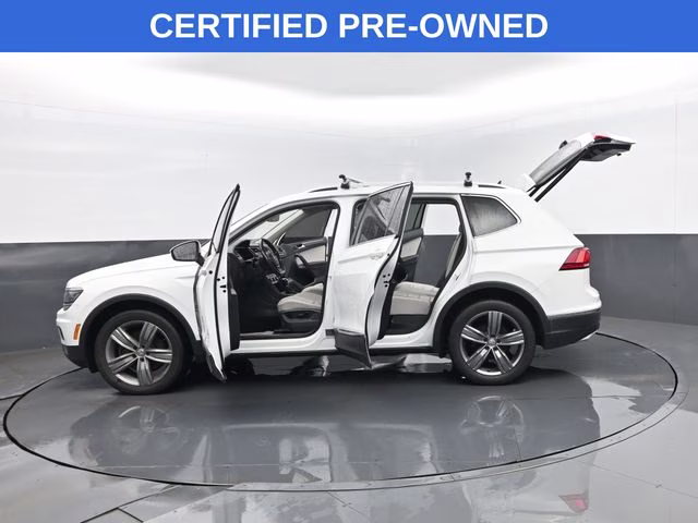 2019 Pure White Volkswagen Tiguan 2.0T SEL Premium AWD SUV