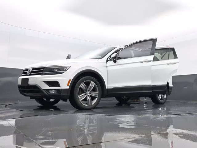 2019 Pure White Volkswagen Tiguan 2.0T SEL Premium AWD SUV