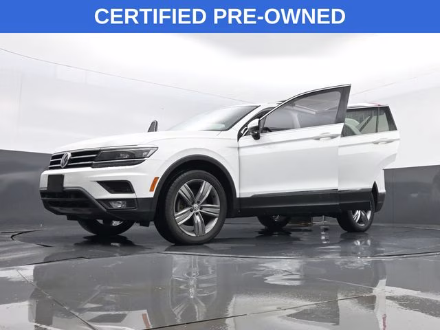 2019 Pure White Volkswagen Tiguan 2.0T SEL Premium AWD SUV