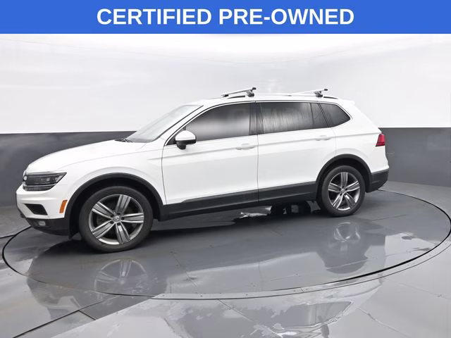 2019 Pure White Volkswagen Tiguan 2.0T SEL Premium AWD SUV