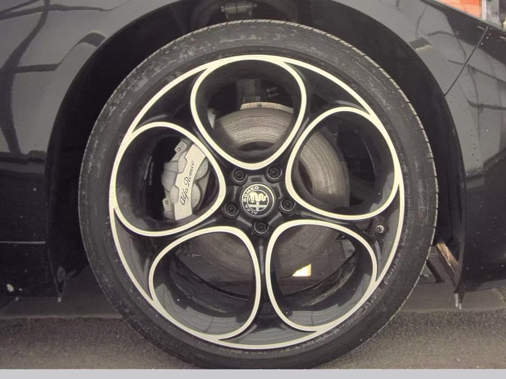 2024 Vulcano Black Metallic Alfa Romeo Giulia Ti AWD Sedan
