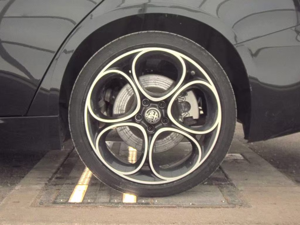 2024 Vulcano Black Metallic Alfa Romeo Giulia Ti AWD Sedan