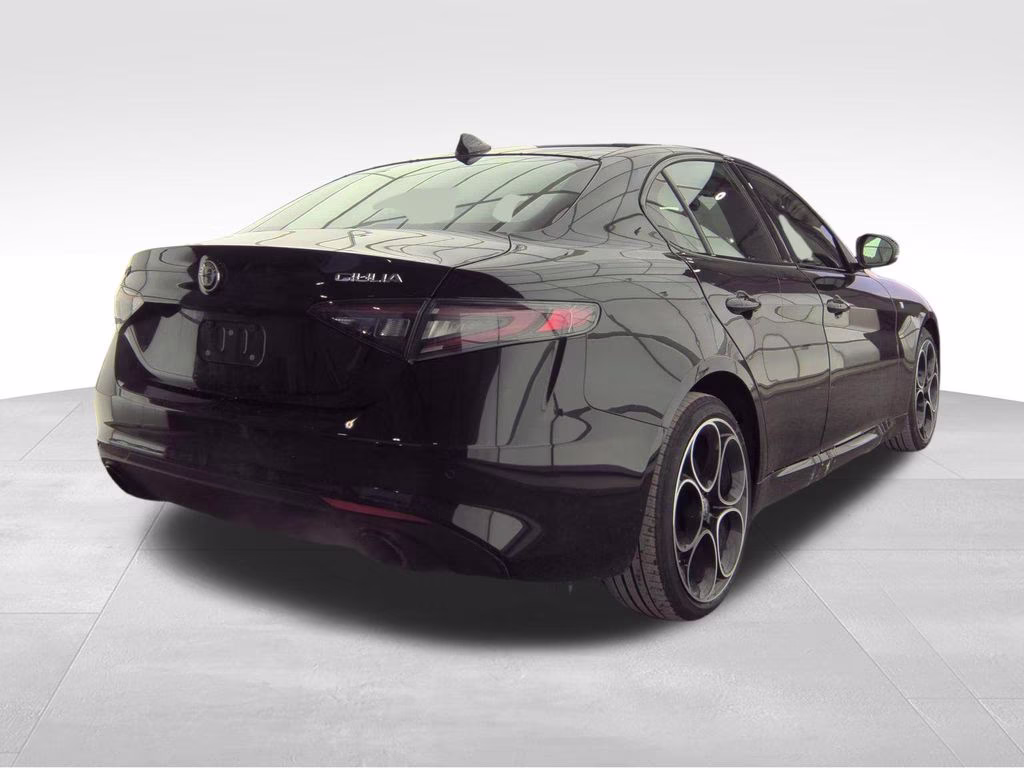 2024 Vulcano Black Metallic Alfa Romeo Giulia Ti AWD Sedan